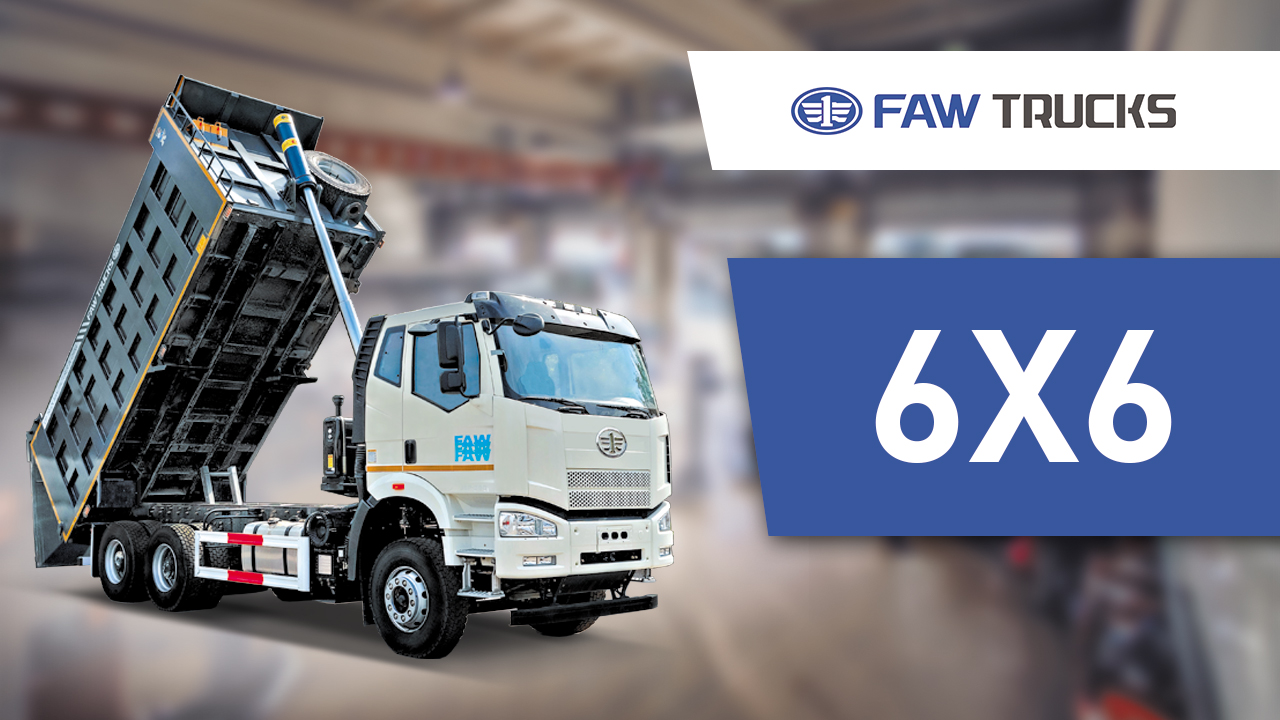 Обзор полноприводного самосвала FAW. СА3250 6х6