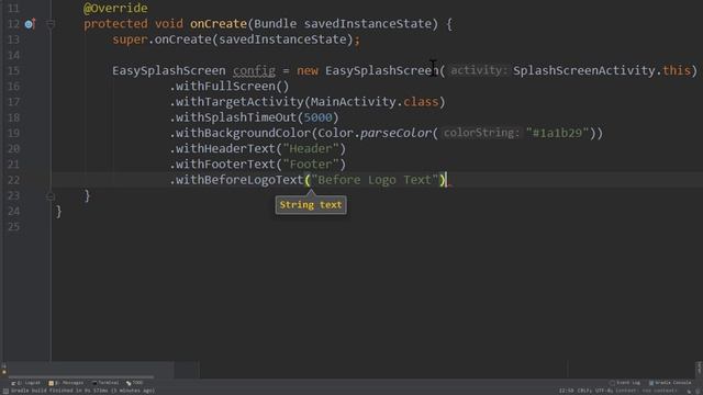 Easy Splash Screen - Android Studio Tutorial смотреть онлайн