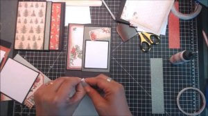 Vintage Christmas Mini Album Part 4 (Decorating pages & Inserts and inserting pages)