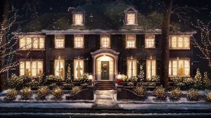 Home Alone Christmas Party Ambience | Christmas Music From Another Room