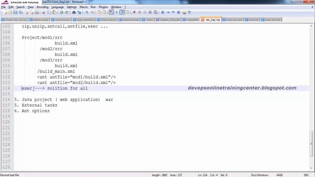 Apache ANT Tutorials for Beginners | ANT Build Process Automation | Build Java Applications - 3