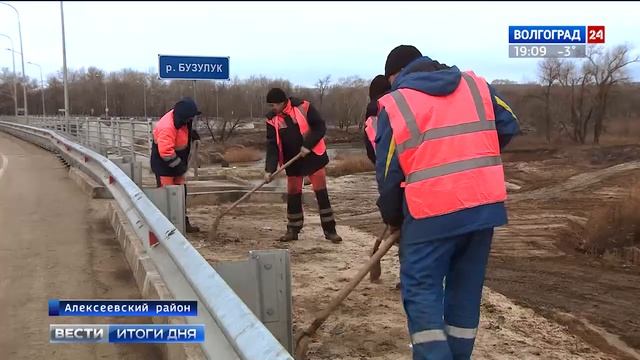 В Алексеевском районе завершается строительство нового моста