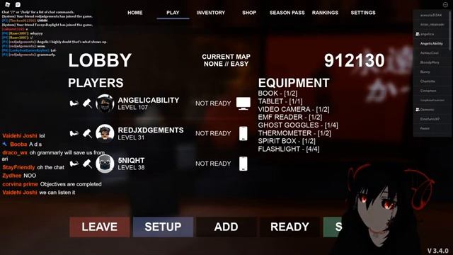 Insanity Difficulty Ghost Hunting on Roblox Specter w/ Viewers!!! Haunted Mansion Update!!! (VTuber смотреть онлайн