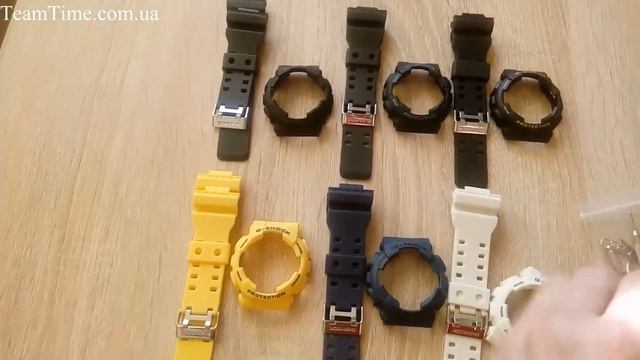 Безель и ремешок для часов Casio смотреть онлайн