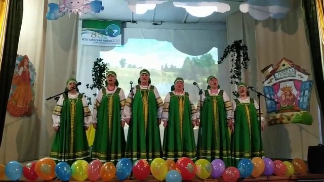 Коллектив Сударушки Песня Синеглазая россияночка #устьтарка #библиотека смотреть онлайн