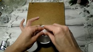 Новогоднее панно в винтажном стиле