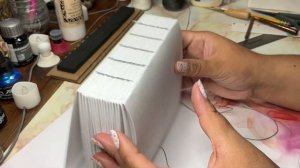 How I make Art Journals | A book binding Guide