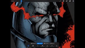 How to Color Comic Art with the Procreate App ( Real Time!! )