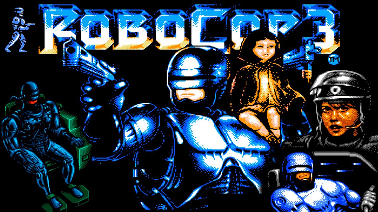 робокоп 3 ( RoboCop 3 ) быстрое прохождение в бессмертном режиме Dendy Денди NES Nintendo Famicom