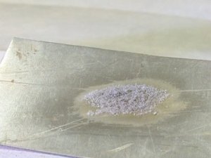 Химия. Опыты. Неорганика. Разрушение оксидной пленки алюминия оксидом ртути