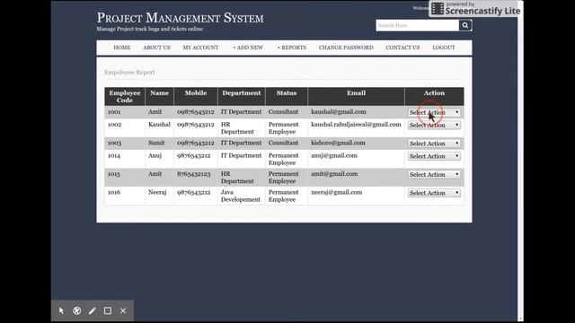 Project Management System | Java JSP Servlet Project Tutorial | Java JSP CRUD Project