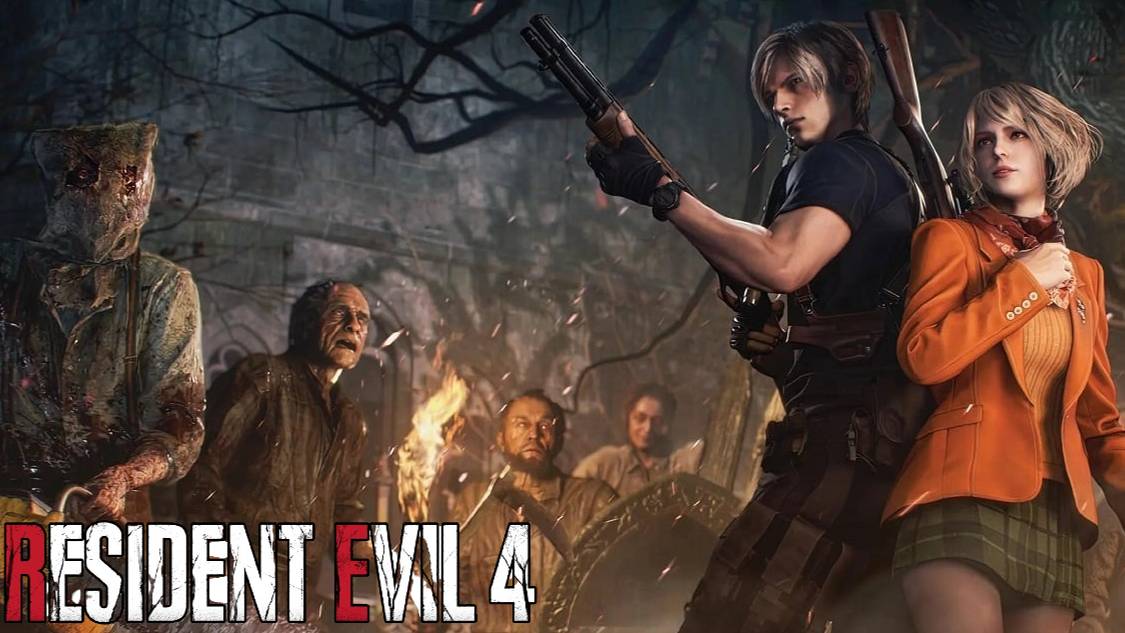 Сумашедшие зомбаки в RE 4 Remake