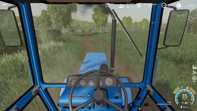 Farming Simulator 19: Купил новый МТЗ | Удобряю поля | Поднял бабла