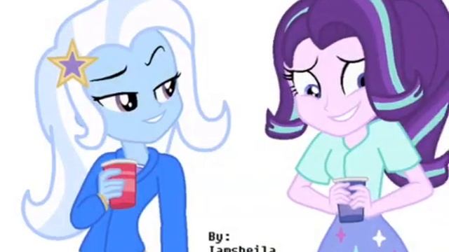 Трикси и Старлайт клип на песню:Лучшая Подруга. Пожалуста строго не судите это моё первое видио смотреть онлайн