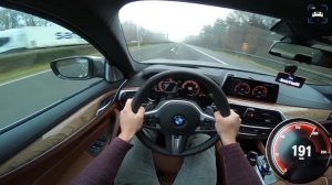 BMW M550d G30 400HP STOCK vs McChip 515HP | 0-260km/h ACCELERATION & AUTOBAHN POV by AutoTopNL