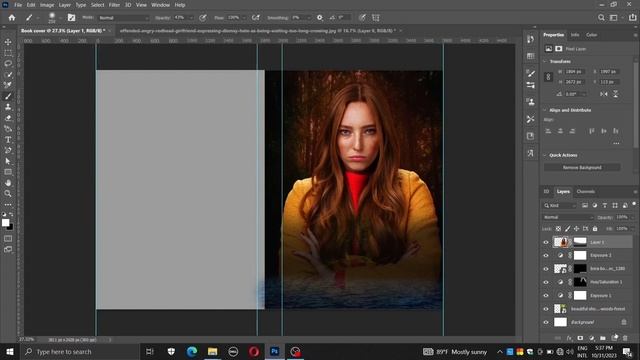 How to Properly Design a Book Cover | Photoshop Tutorial
