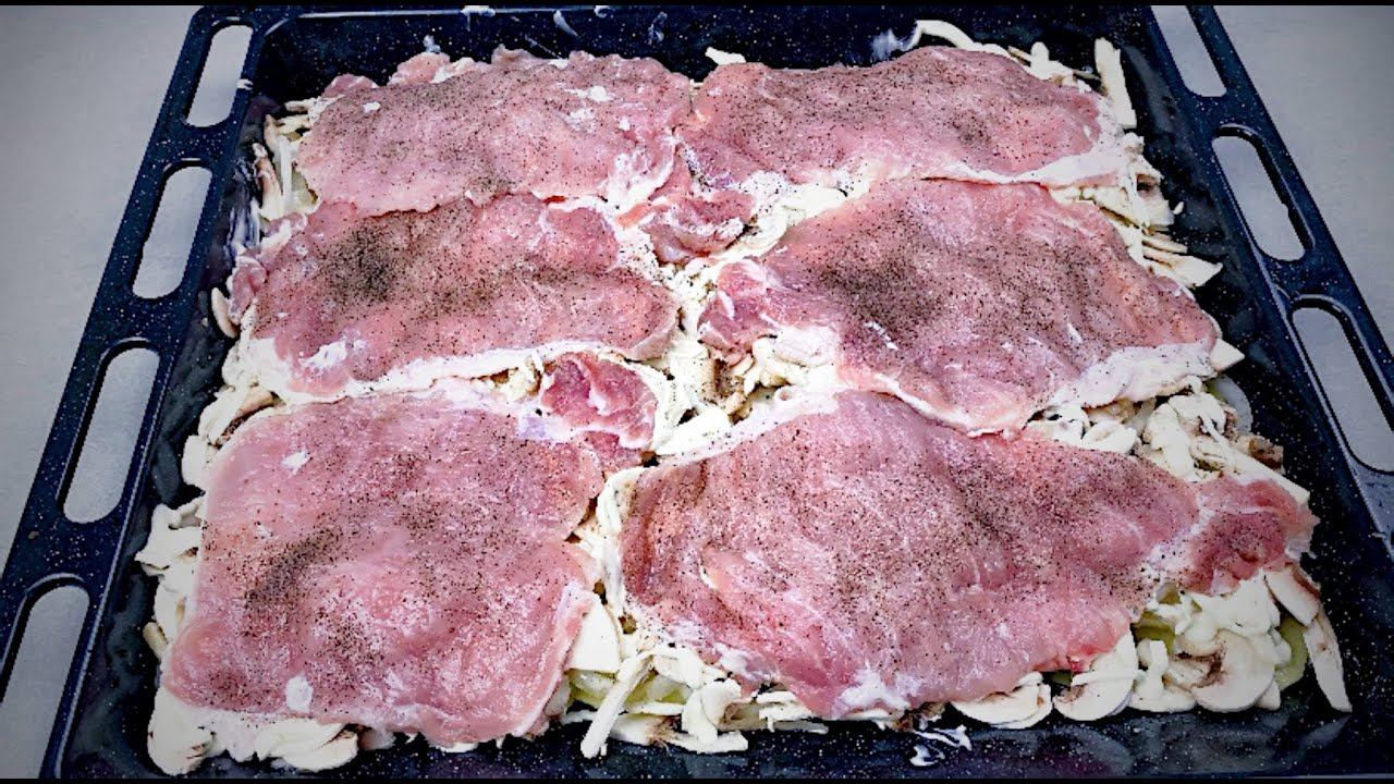 Мясо дипломат в духовке из свинины
