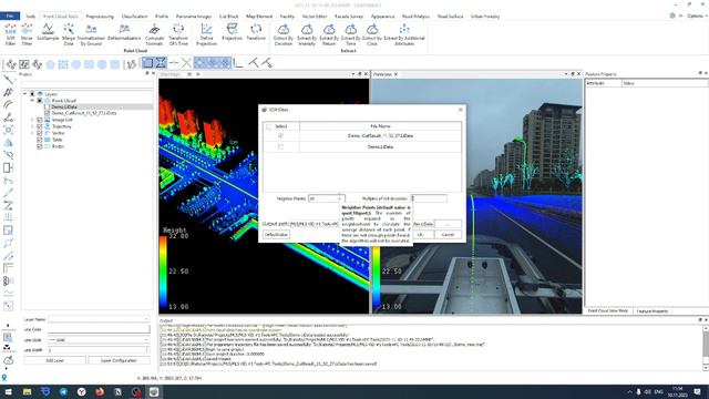 LiDAR360 MLS. Введение в ПО и выполнение основных функций предварительной обработки облаков точек