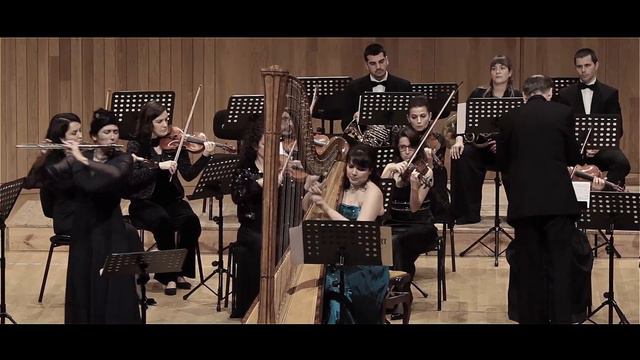 Flute and Harp Concerto C Major W. A. Mozart - 2nd mov смотреть онлайн