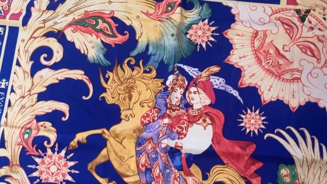 УНИКАЛЬНЫЕ дизайнерские платки в русском стиле Нины Ручкиной l Русский контур