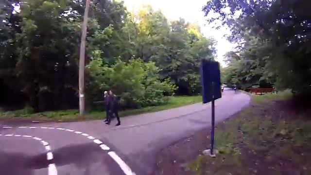 Велопрогулка по парку Кусково и дорога домой смотреть онлайн