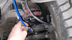 Принцип установки пневмобаллонов на Hyundai Grand SantaFe 2.2 CRDi 2019 г.в.