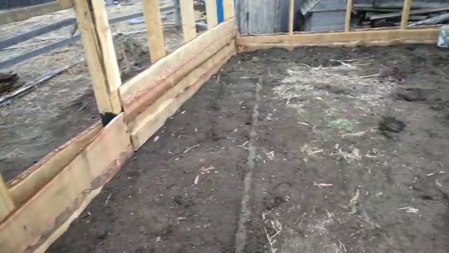 Строим каркасный гараж (засыпной каркас гаража из опилок). Часть 1