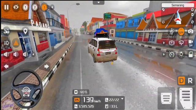 Toyota Innova Taxi Driver in the Old City of Semarang | Bussid Bus Simulator Indonesia
