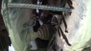 Ниссан Мурано z51 замена масла и фильтров , самодельная эстакада.