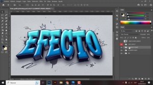 Texto grafiti photoshop