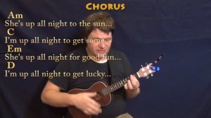 Get Lucky (Daft Punk) Ukulele Cover Lesson in Em with Chords/Lyrics