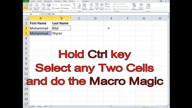 How to Swap or Switch Two Cell Values in MS Excel | Excel VBA Simple Tricks for Fiverr Data Entry