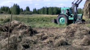 О сенокосе, нужен второй трактор.