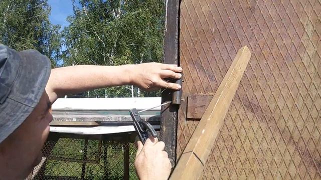 Небольшая  хитрость которая облегчает приварку навесов. смотреть онлайн