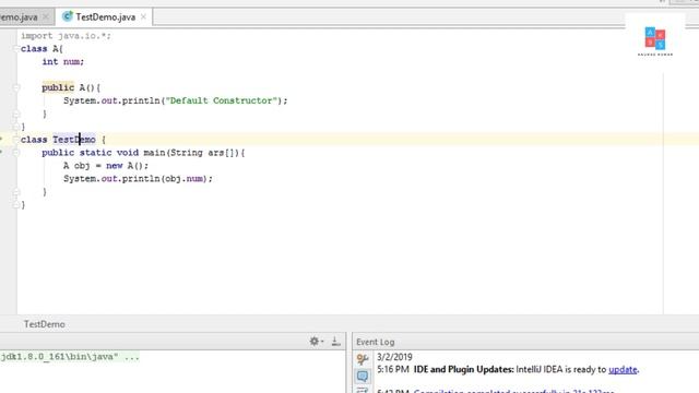 Constructors in Java | Difference between Constructors and Methods | Java - 3