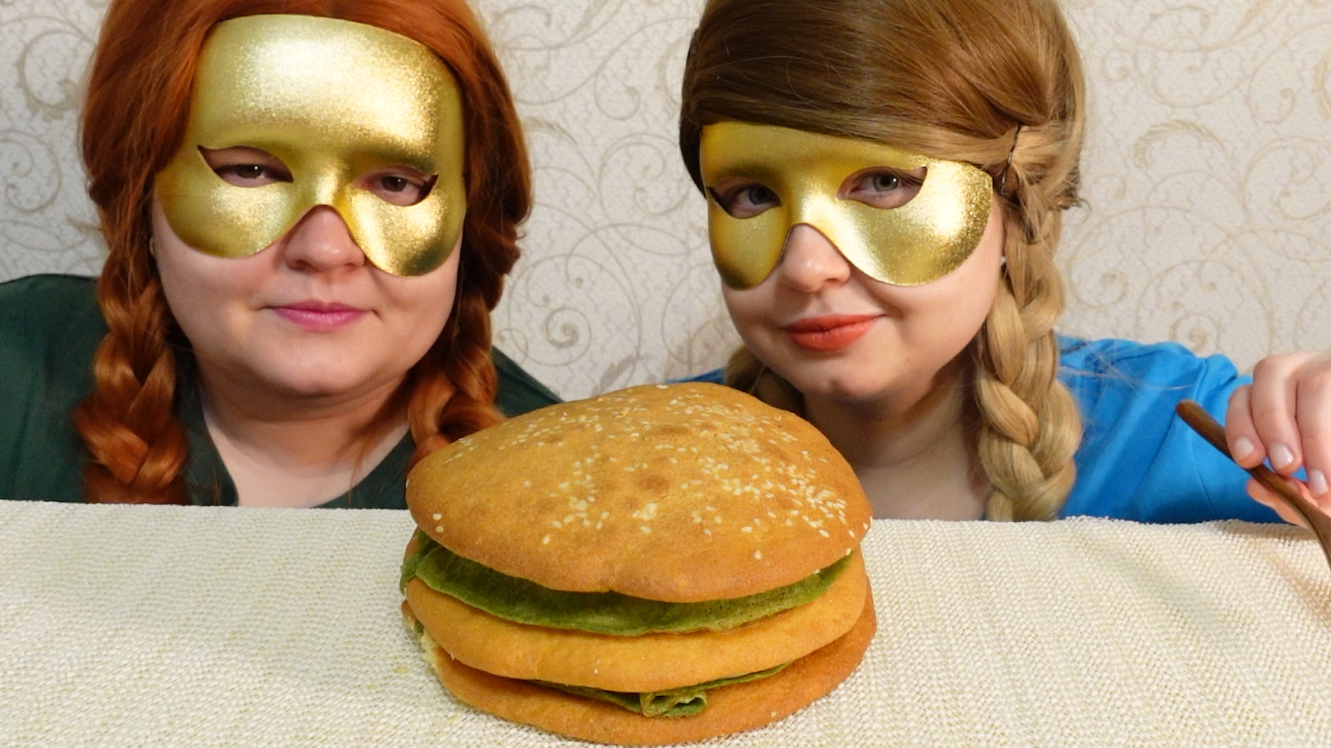 ASMR MUKBANG Торт Бургер Burger Cake ASMR Eating Sounds No Talking Звуки Еды Мукбанг не Болталка