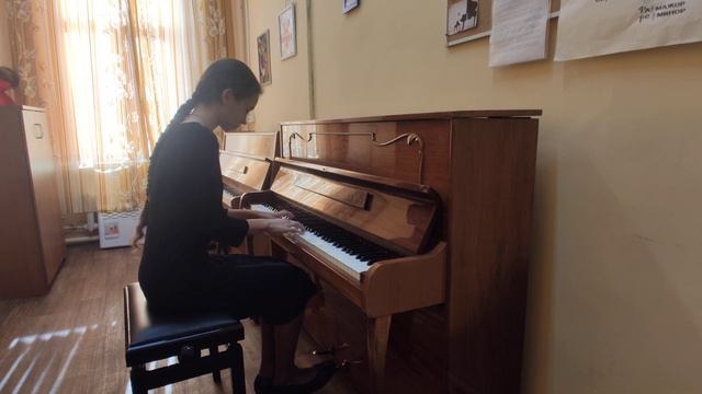 Ж. Равина этюд соч.60 номер 22. Исполняет Бабкина Александра. смотреть онлайн