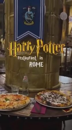 Ресторан в стиле Гарри Поттера в Риме