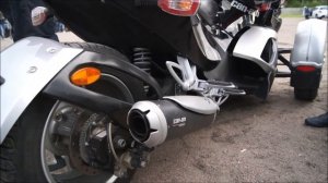 brp can-am spyder rt(черный ,белый)rs (на мкпп и выхлопе)