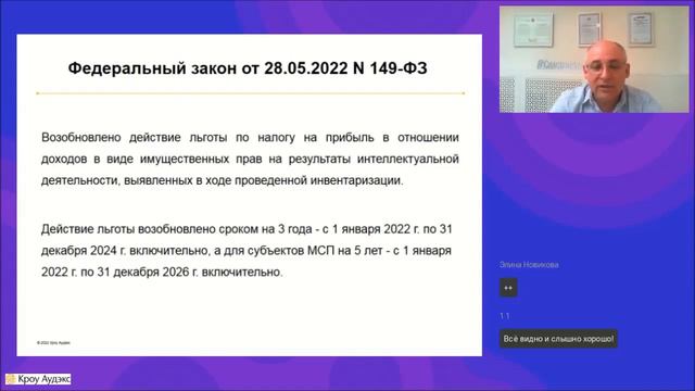 Льготы в отношении доходов в виде имущественных прав на результаты интеллектуальной деятельности смотреть онлайн