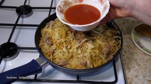 ТУШЕНАЯ КАПУСТА С ПЕЧЕНЬЮ / БЫСТРЫЙ УЖИН ЗА 30 МИНУТ