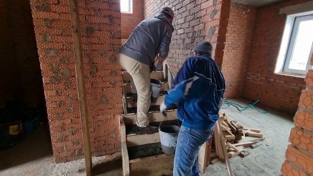 Устройство монолитной лестницы. смотреть онлайн