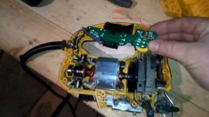 Ремонт подсветки  лобзика DW 349