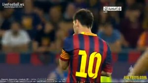 ملخص لقاء برشلونة وليخيا جدانسك بمشاركة ن