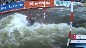 Hannes Aigner Germany Semi-final / 2023 ICF Canoe-Kayak Slalom World Cup Prague Czech Republic