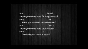 One - U2 (Lyrics and Chords)