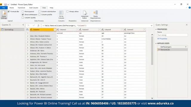 What is Power Query in Power BI  | Power BI Tutorial | Edureka | Power BI  Rewind