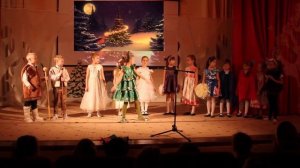 "Рождественская ёлочка" спектакль театральной студии Земской гимназии.