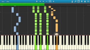 Ария - Штиль (на пианино Synthesia)