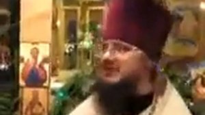 Священник Даниил Сысоев на Рождество Христово 2008